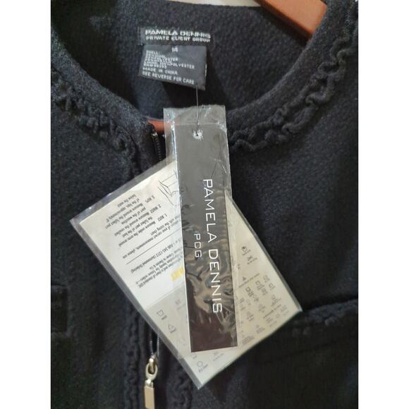 Pamela Dennis Private Client Group Black Wool Blend Jacket NWT - Picture 3 of 5